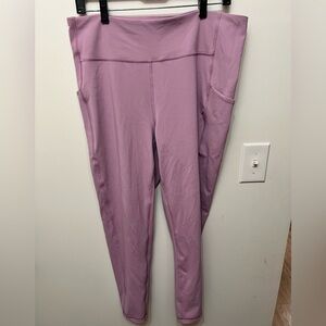 Women's Tek Gear Lavender High-Waisted Leggings size 1X